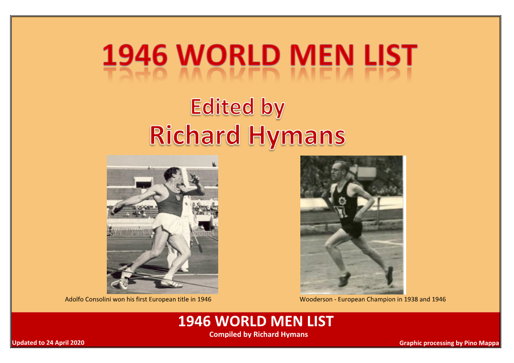 1946 World Men List