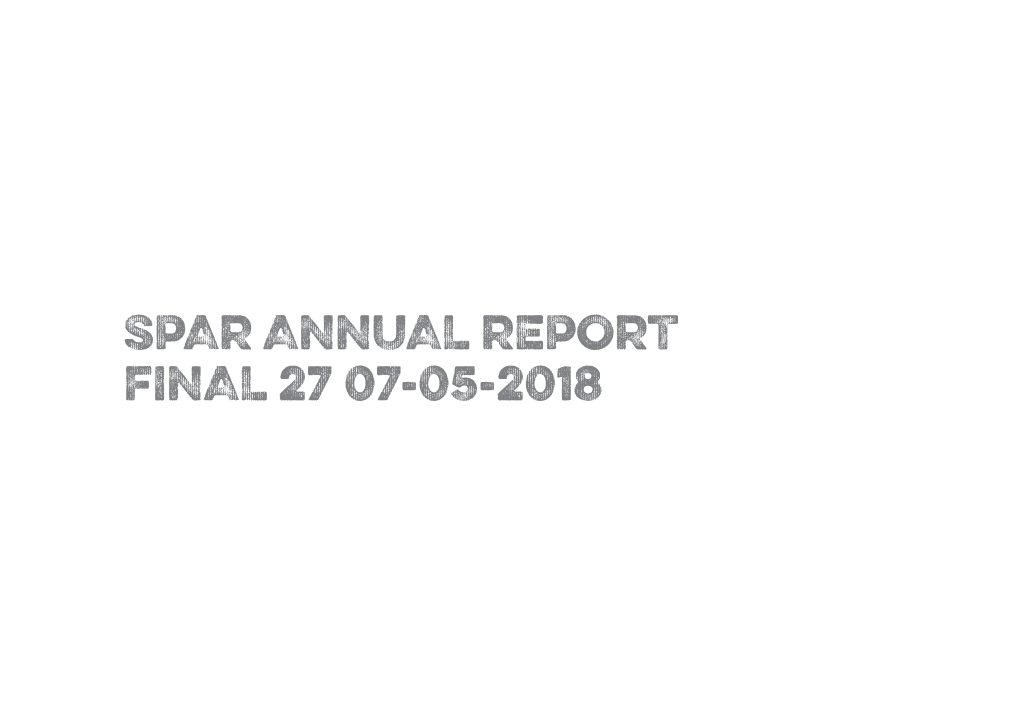 Spar Annual Report Final 27 07-05-2018