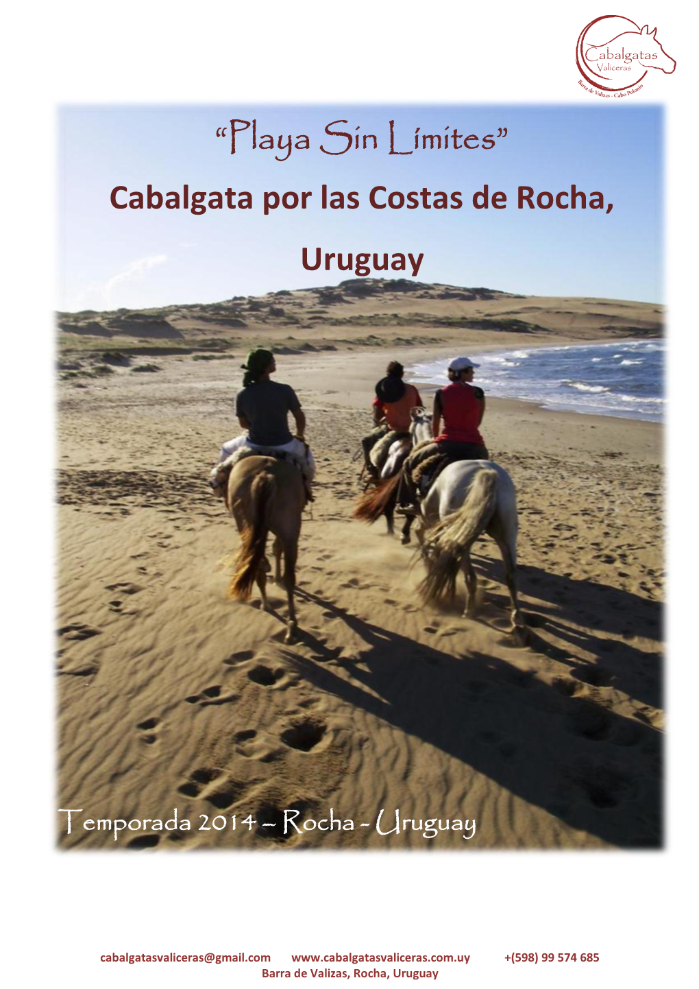 “Playa Sin Límites” Cabalgata Por Las Costas De Rocha, Uruguay