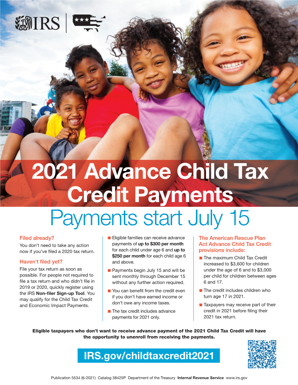2021 Advance Child Tax Credit Payments Payments Start July 15