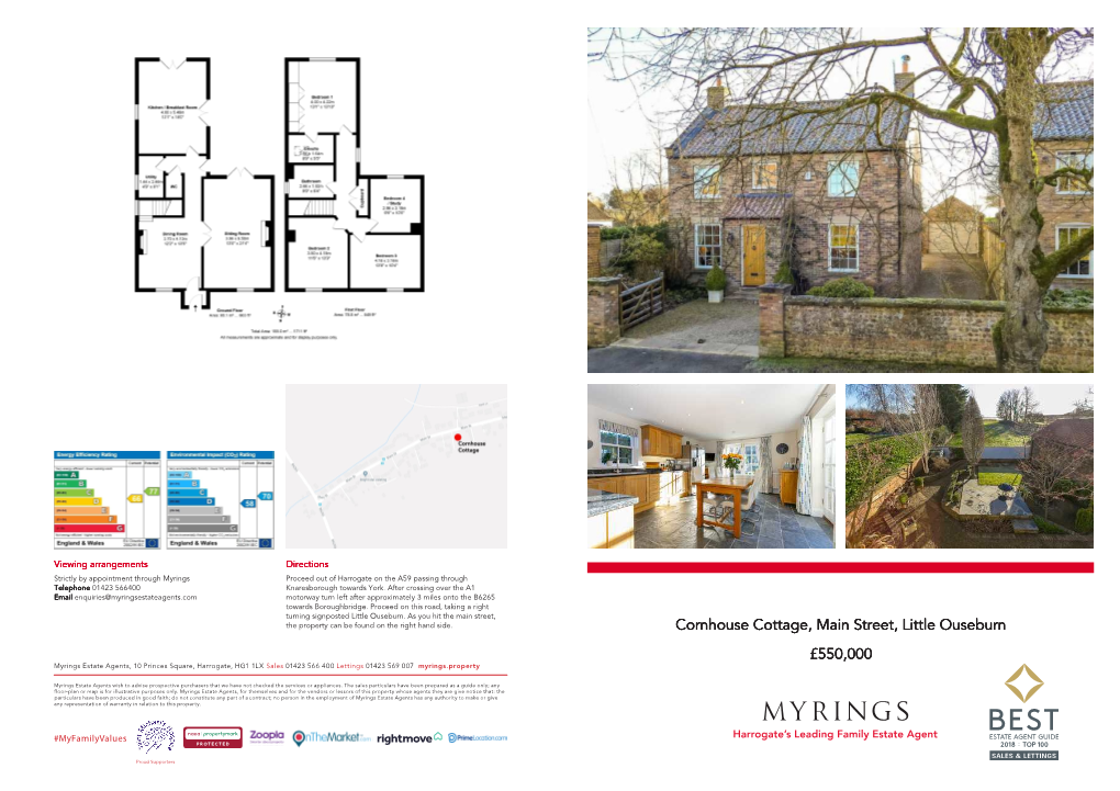 Cornhouse Cottage, Main Street, Little Ouseburn £550,000