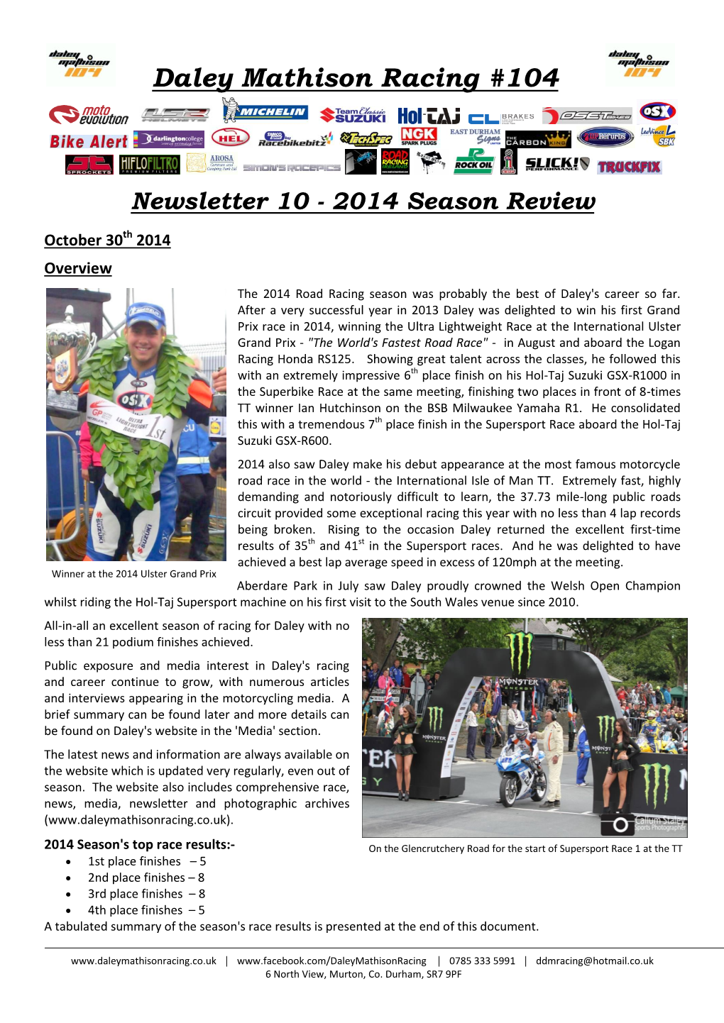 2014 Season Review