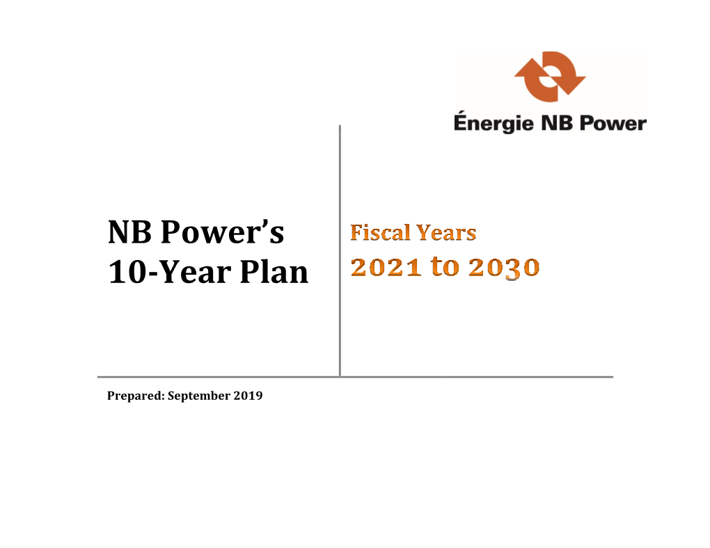 NB Power's 10-Year Plan