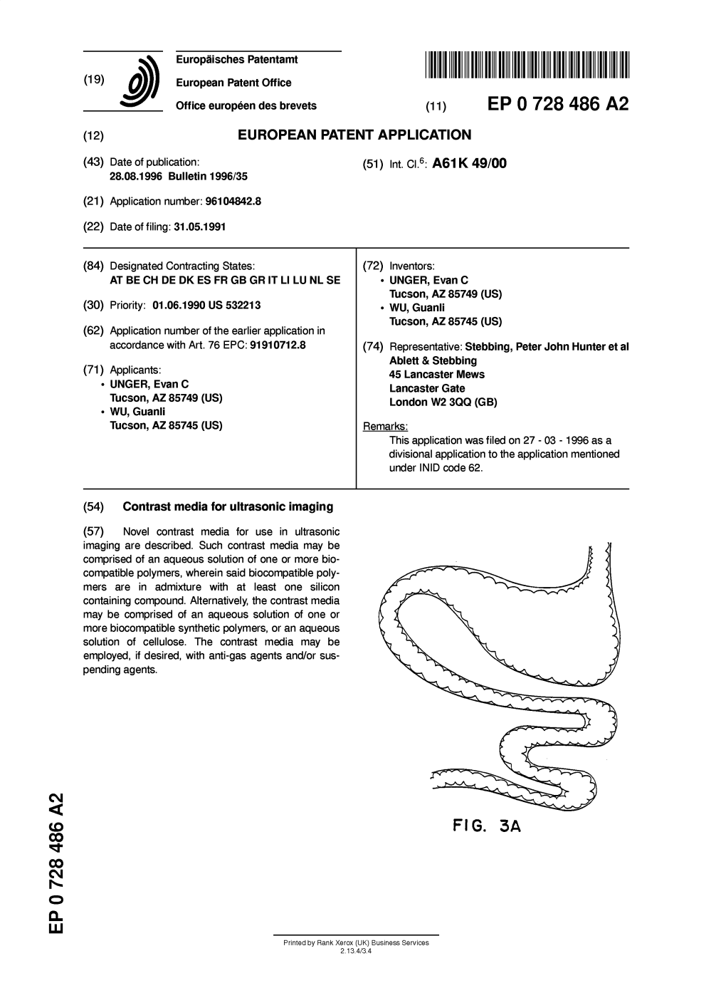 Contrast Media for Ultrasonic Imaging