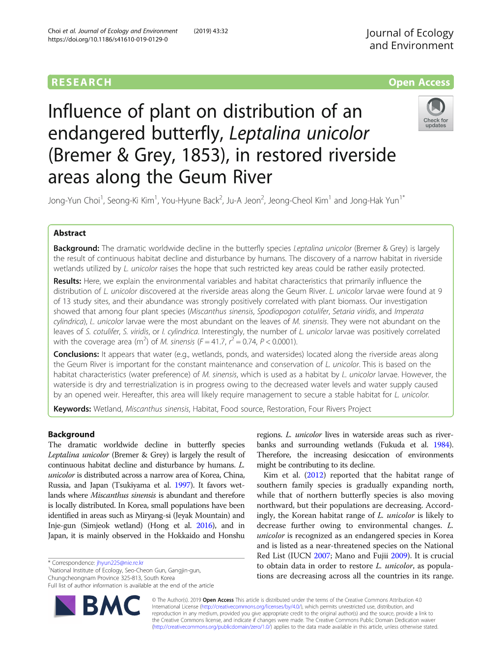 Influence of Plant on Distribution Of