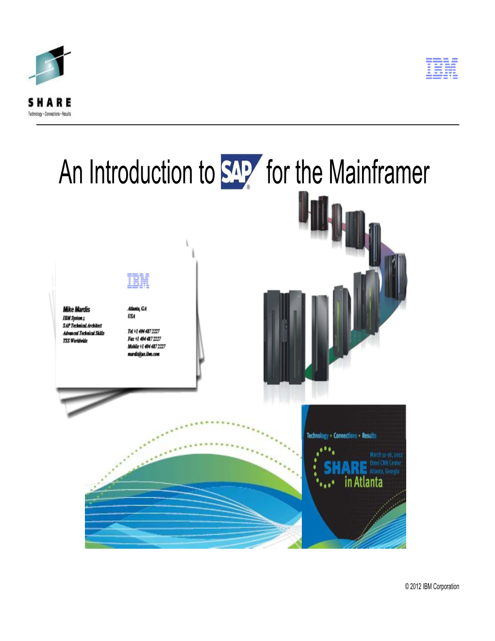 An Introduction to SAP for the Mainframer