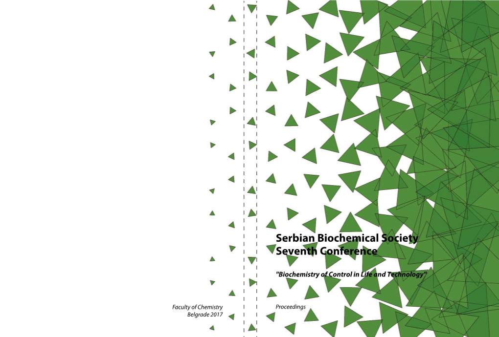 Serbian Biochemical Society Seventh Conference