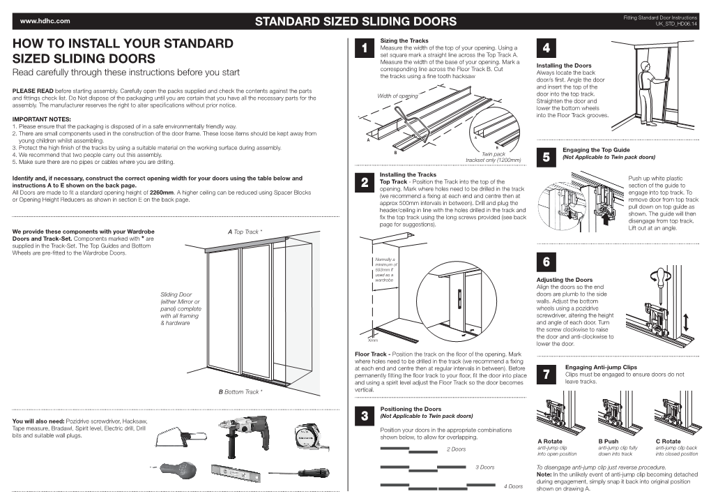 How to Install Your Standard Sized Sliding Doors