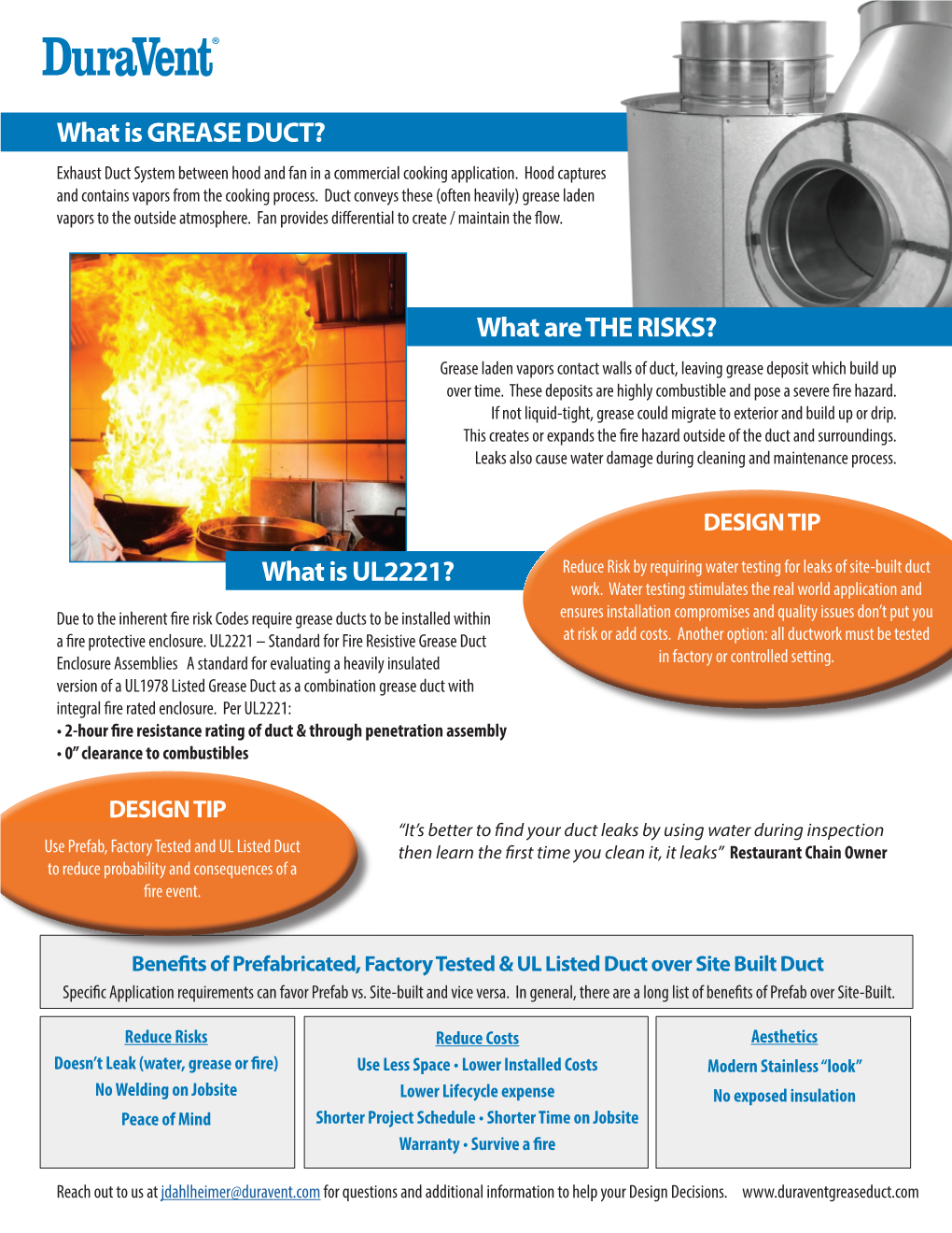 What Is GREASE DUCT? Exhaust Duct System Between Hood and Fan in a Commercial Cooking Application