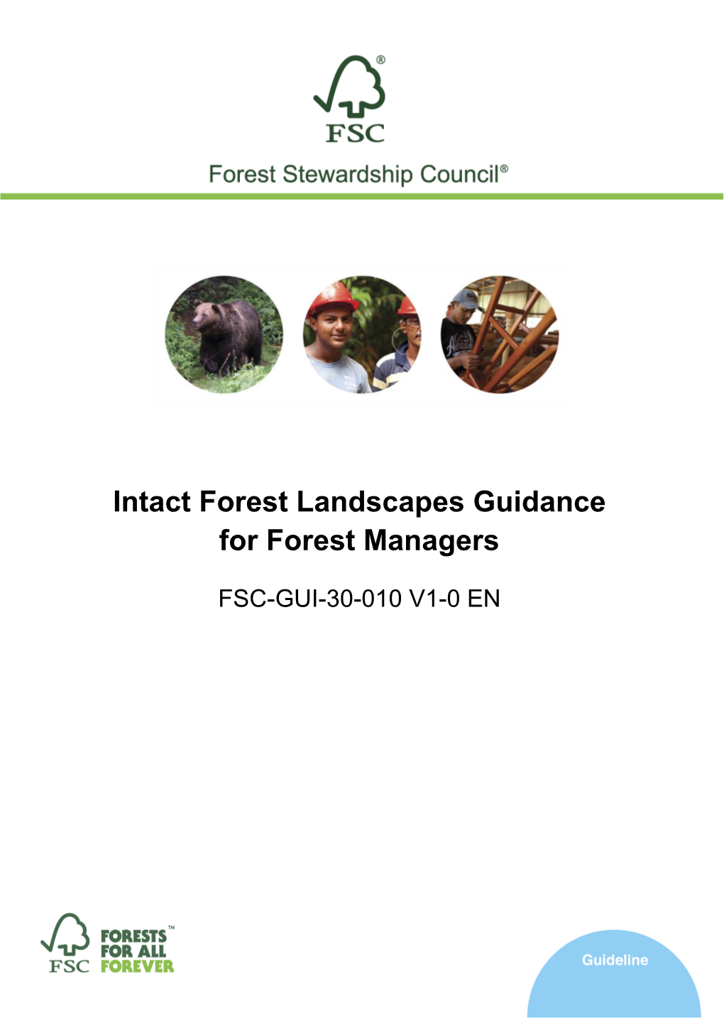 Intact Forest Landscapes Guidance for Forest Managers