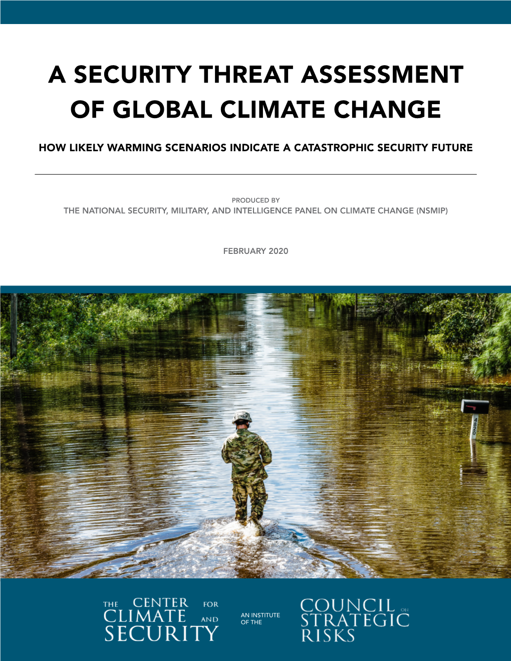 A Security Threat Assessment of Global Climate Change