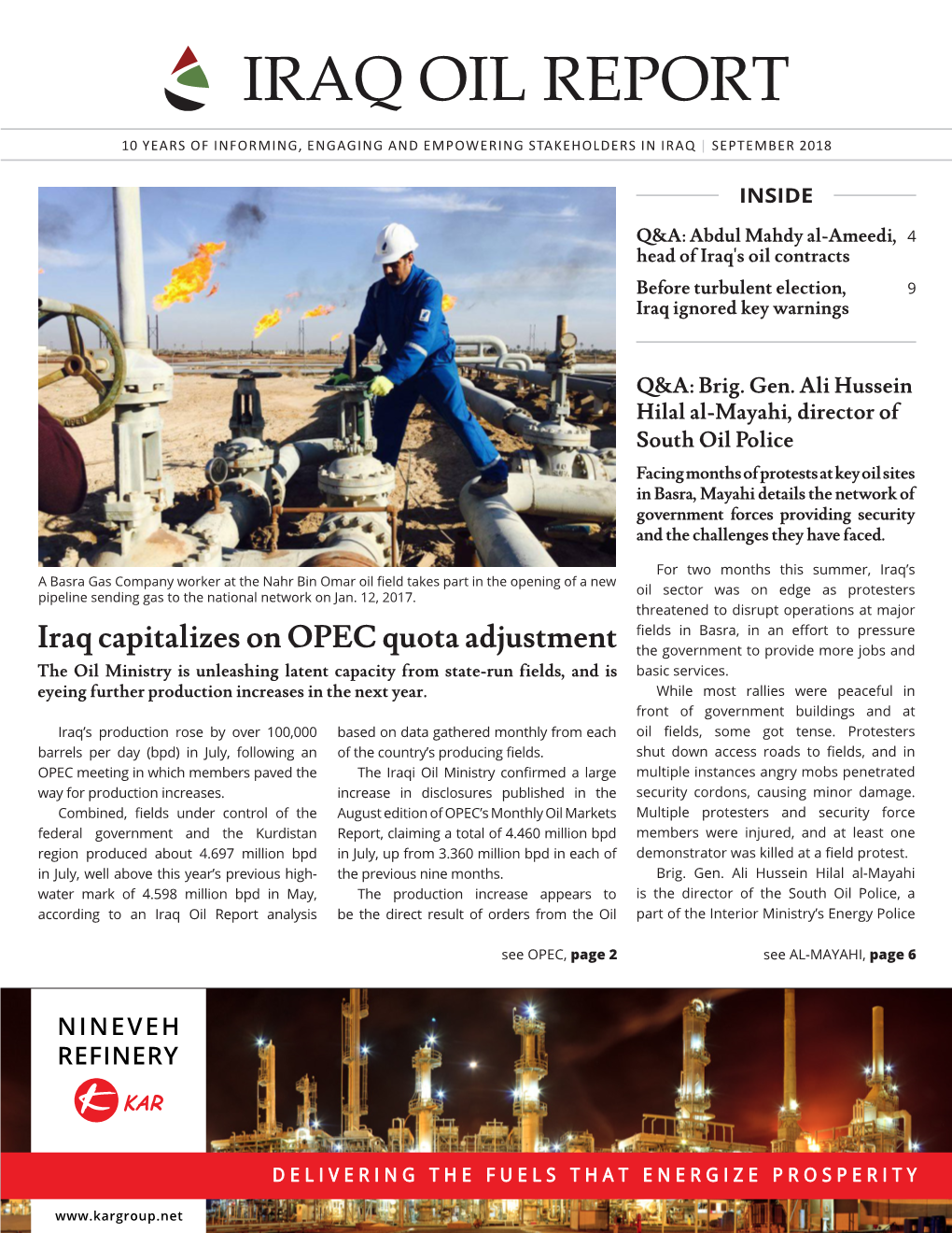 Iraq Capitalizes on OPEC Quota Adjustment