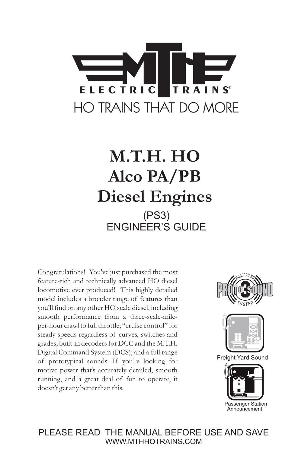 HO Alco PA-PB Diesel(Expanded DCC- & ABA