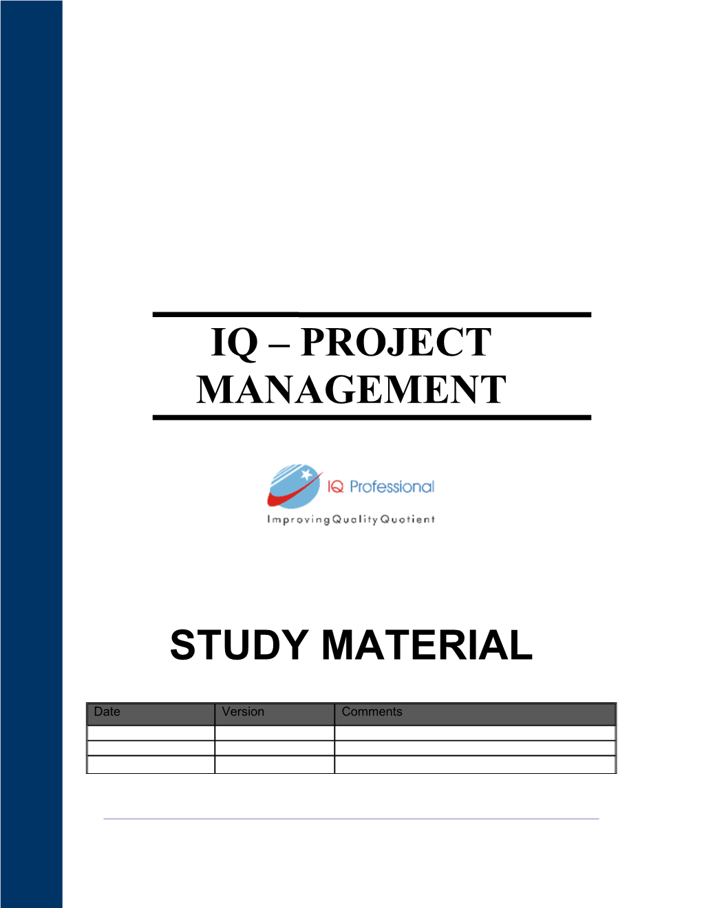 Iq Project Management