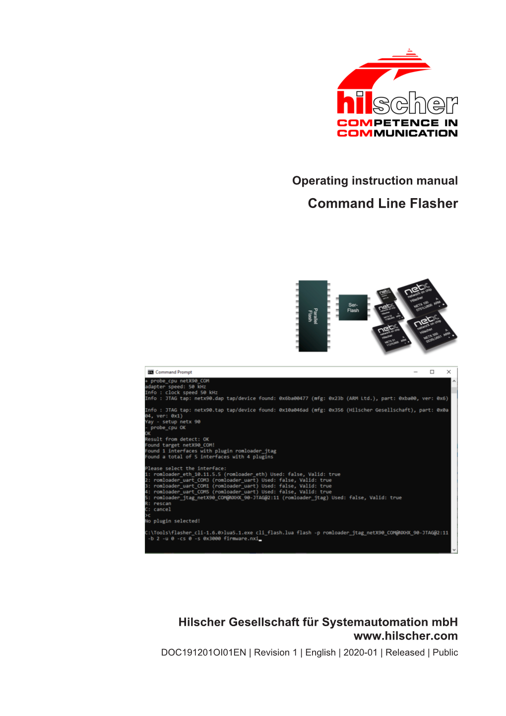 Operating Instruction Manual Command Line Flasher