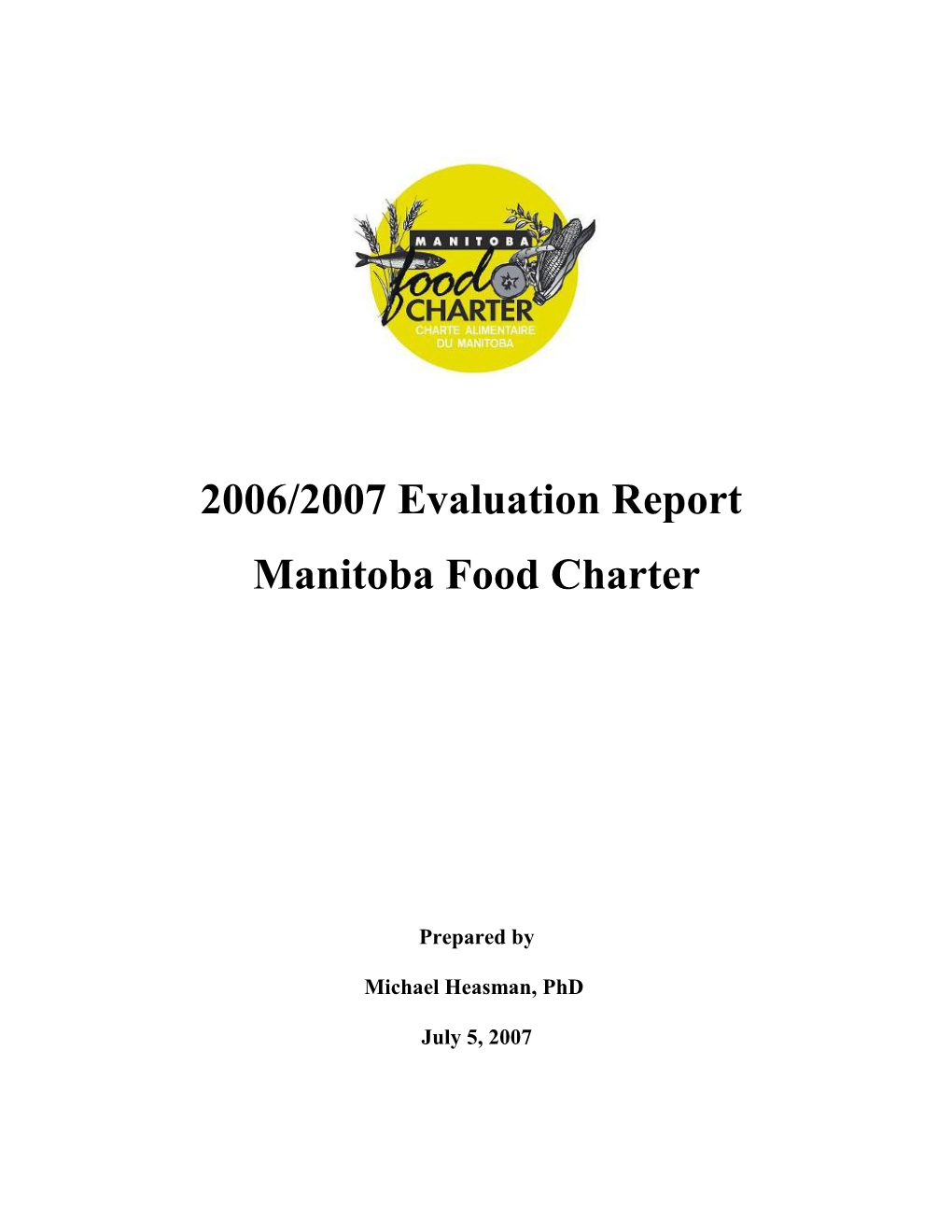 Manitoba Food Charter Is