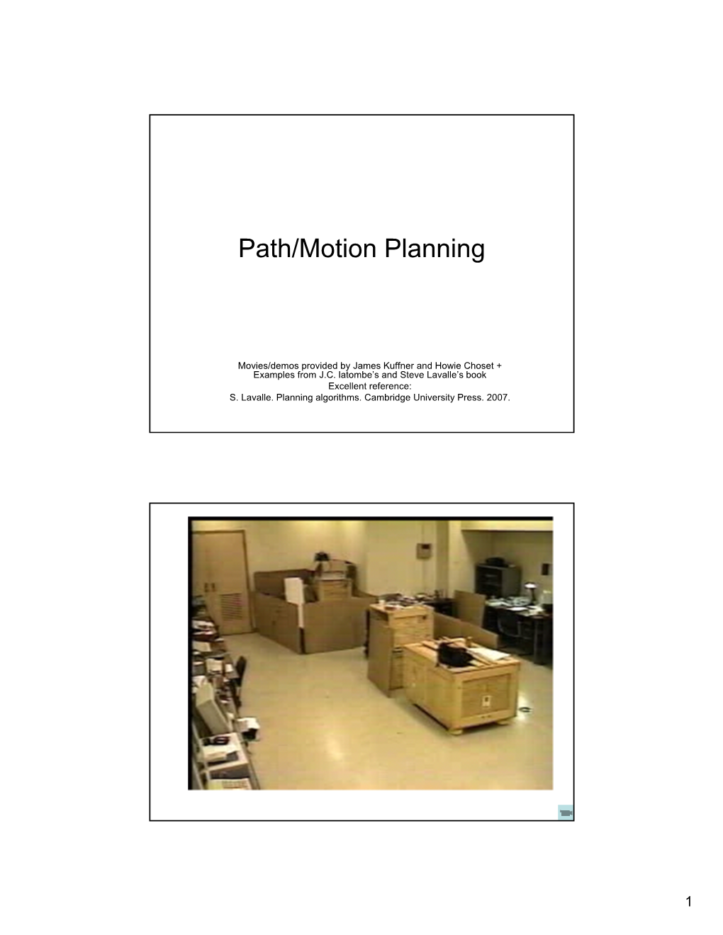 Path/Motion Planning