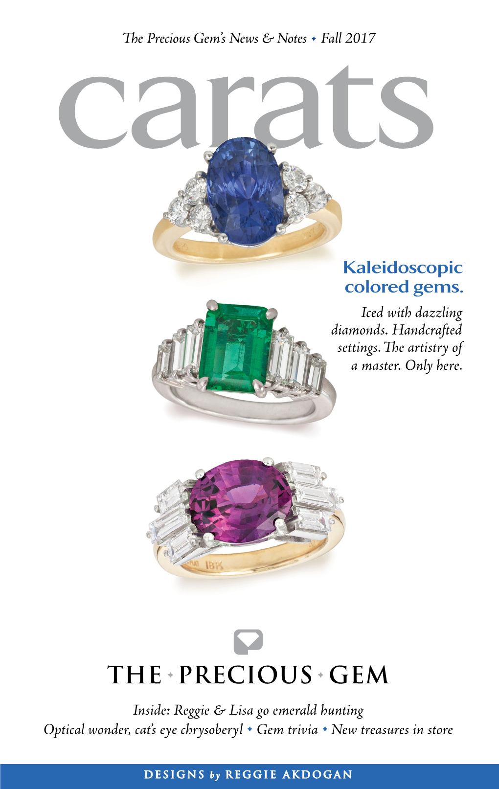 Kaleidoscopic Colored Gems. Iced with Dazzling Diamonds