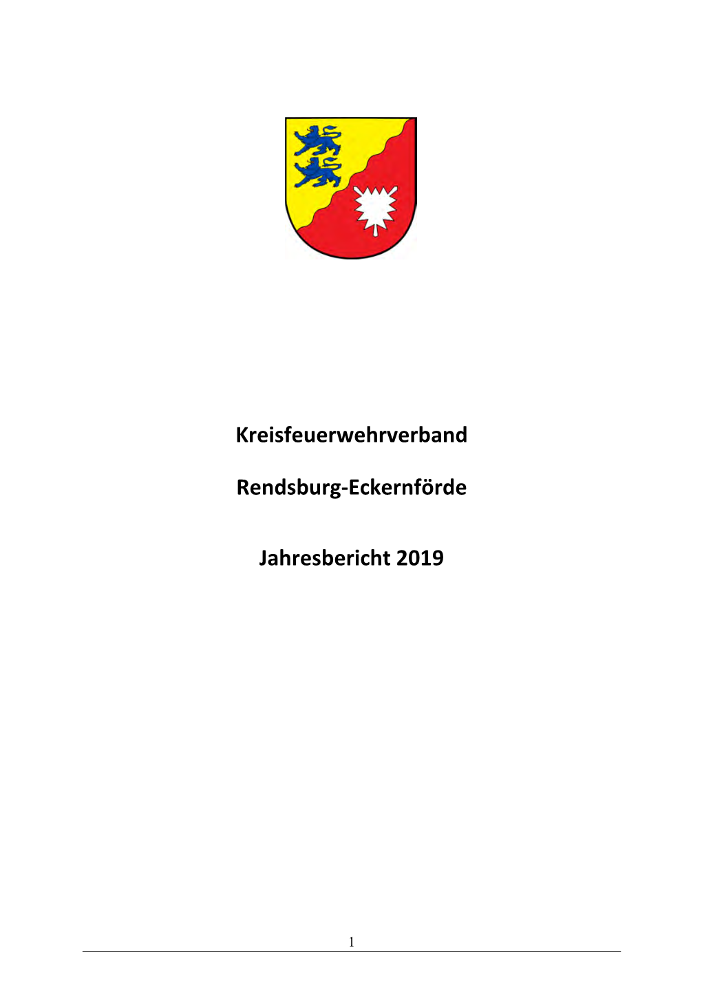 Kreisfeuerwehrverband Rendsburg-Eckernförde Jahresbericht 2019