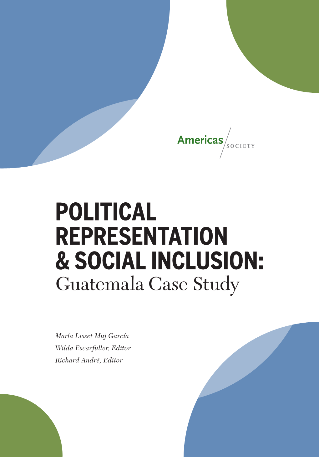 Political Representation & Social Inclusion: Guatemala