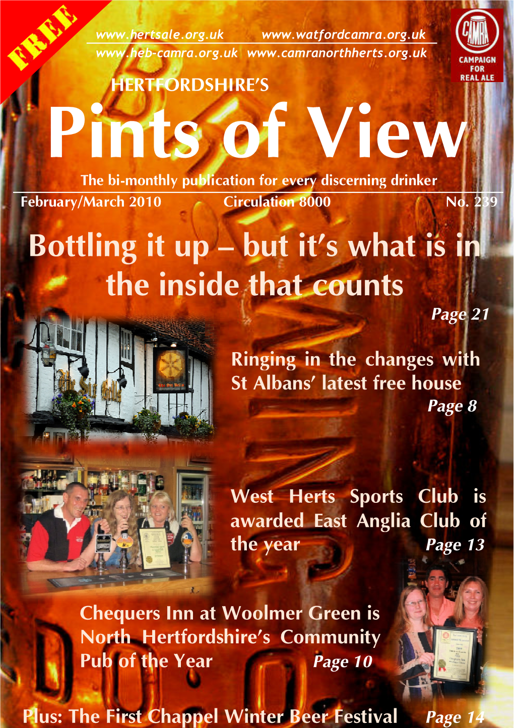 Pints of View the Bi -Monthly Publication for Every Discerning Drinker