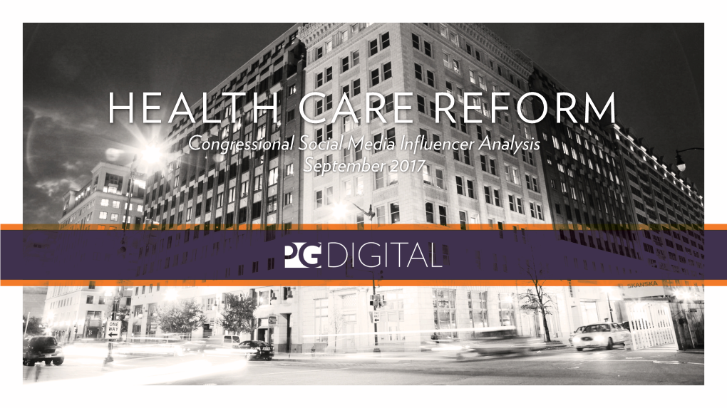 PG Digital Health Care Influencers Analysis