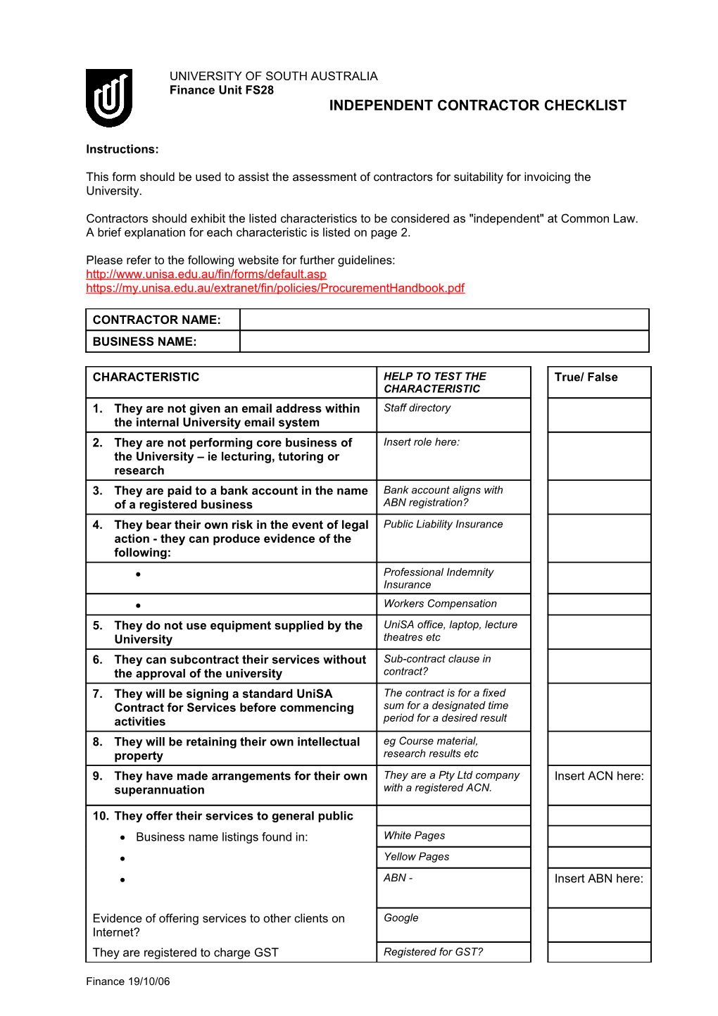 University of South Australia s2