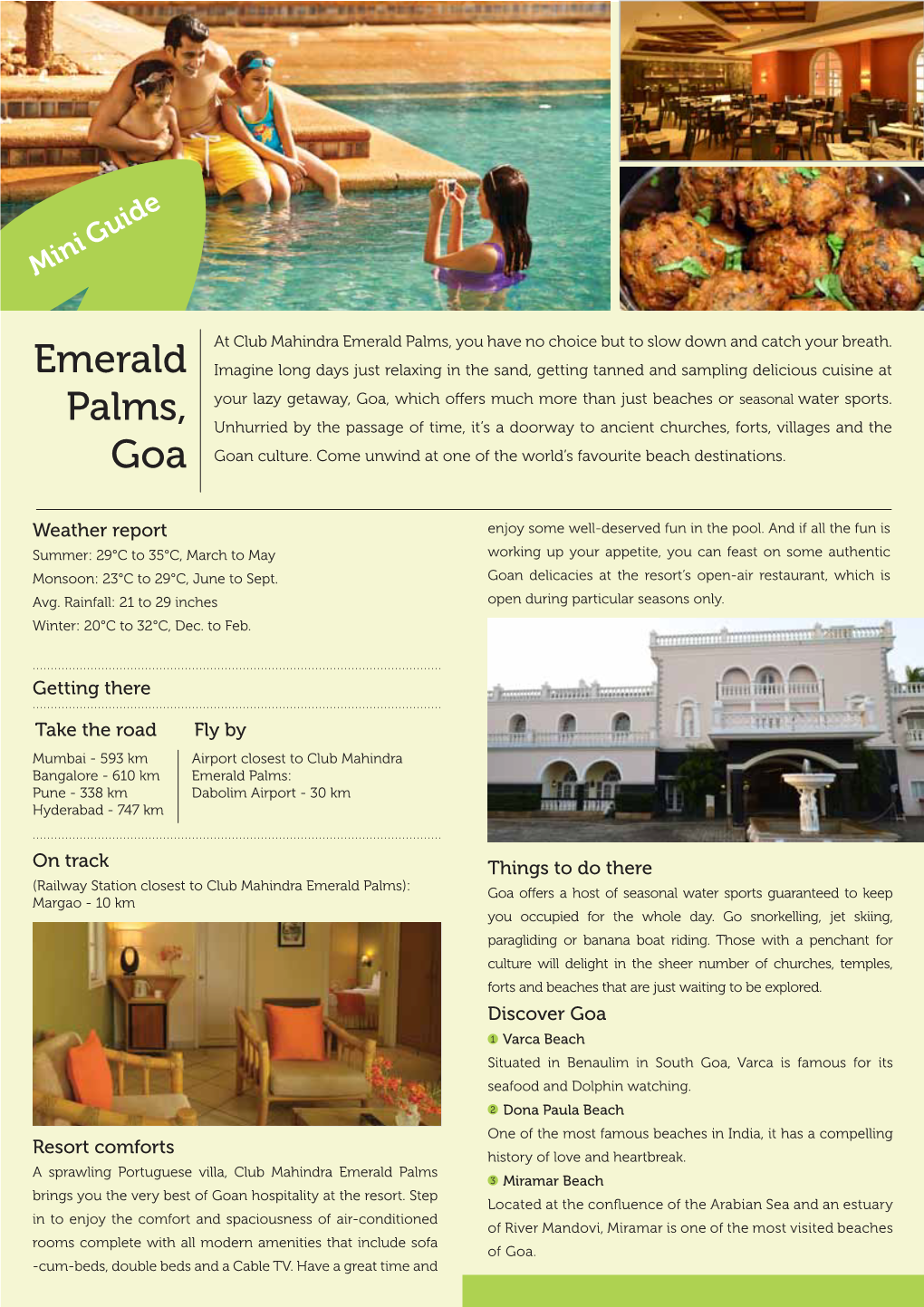 Emerald Palms Goa Fact Sheet