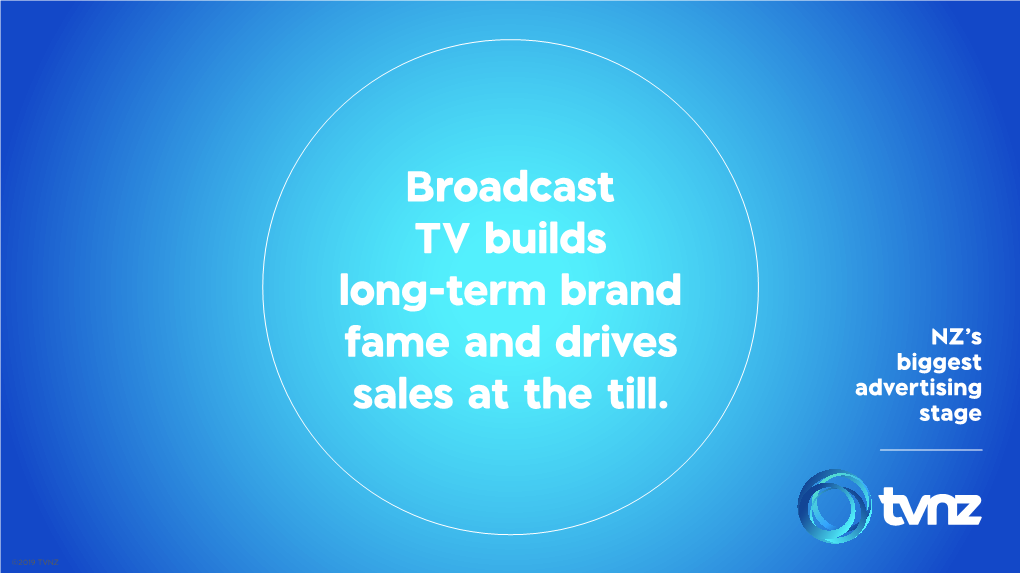 Broadcast TV Builds Long-Term Brand Fame and Drives Sales At