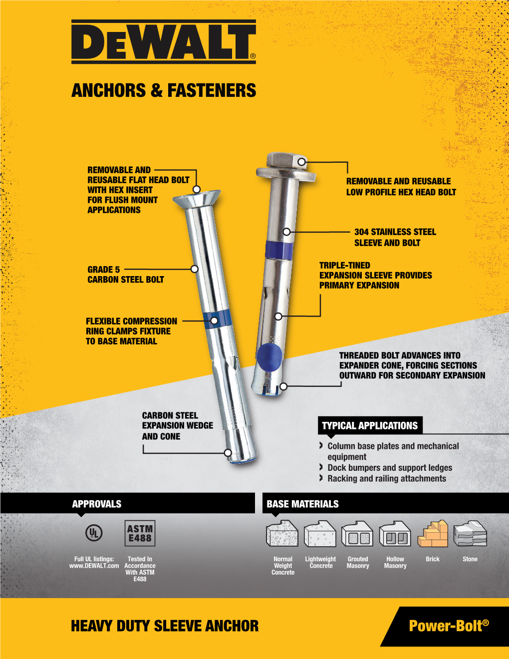 Anchors & Fasteners