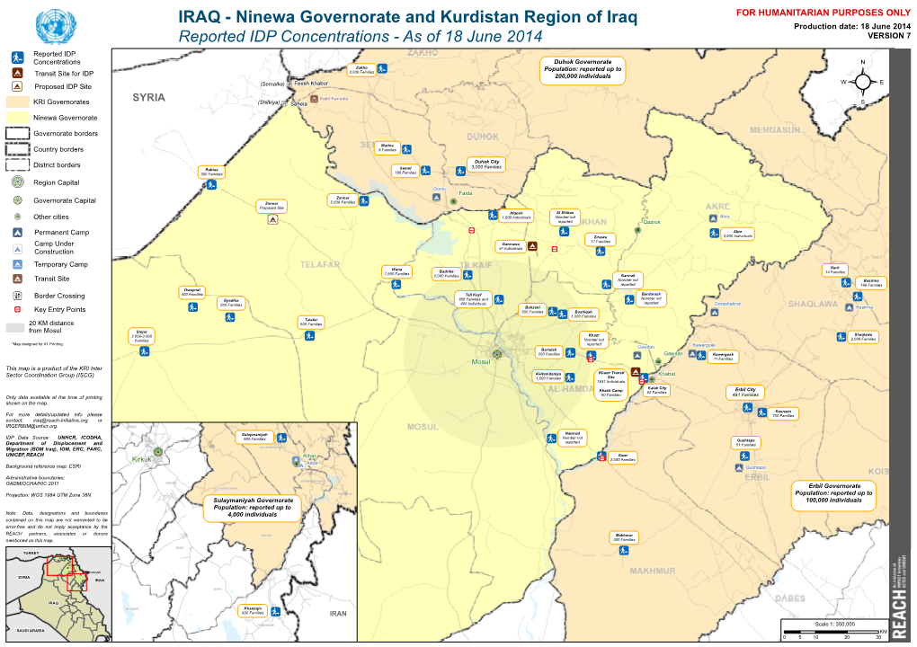 Ninewa Governorate and Kurdistan Region of Iraq