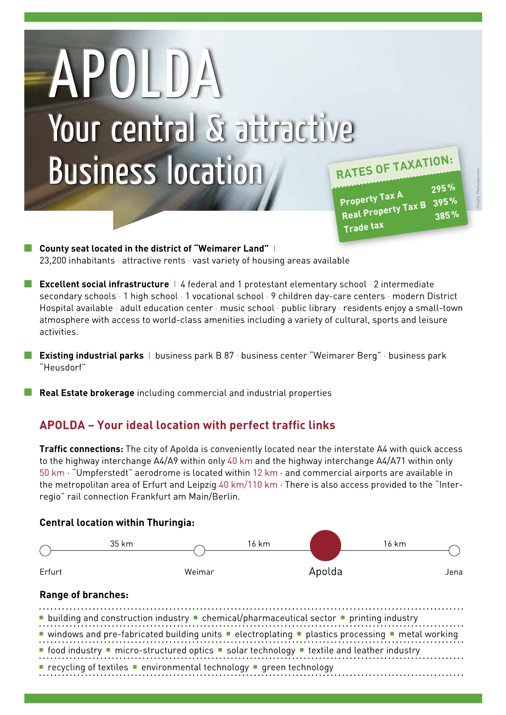 Your Central & Attractive Business Location