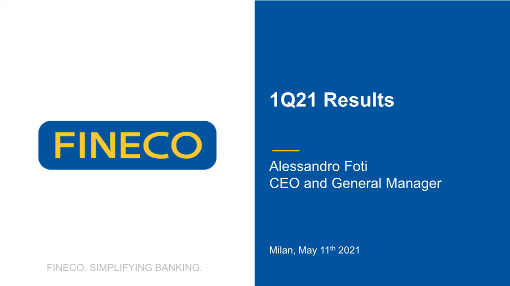 1Q21 Results