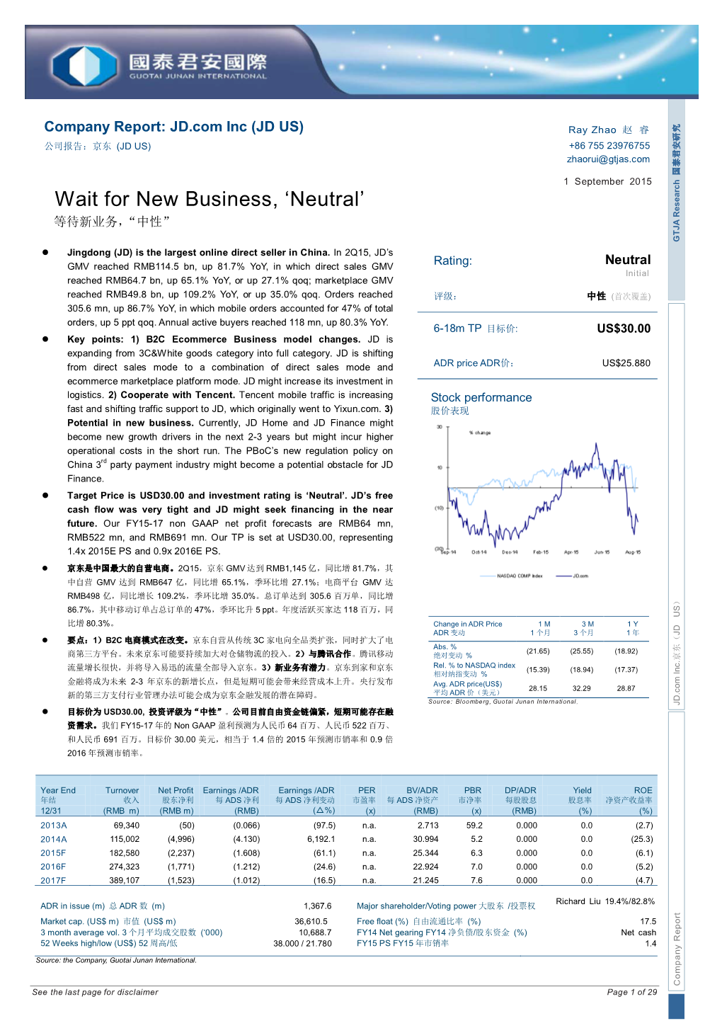 Company Report: Sinotrans Shipping (00368
