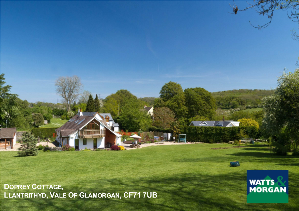 Doprey Cottage, Llantrithyd, Vale of Glamorgan, Cf71 7Ub