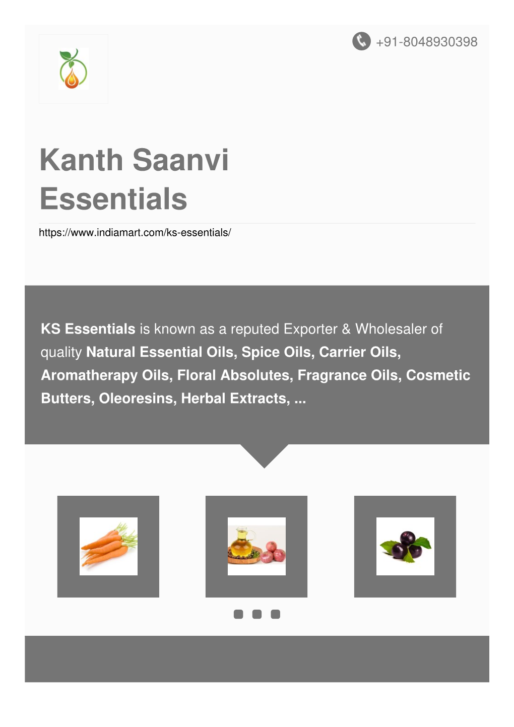 Kanth Saanvi Essentials