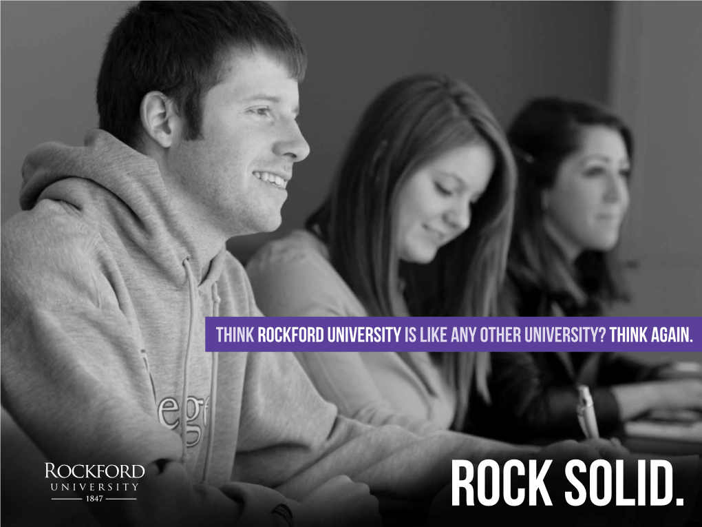 Think Rockford Universityis Like Any Other University? Think Again