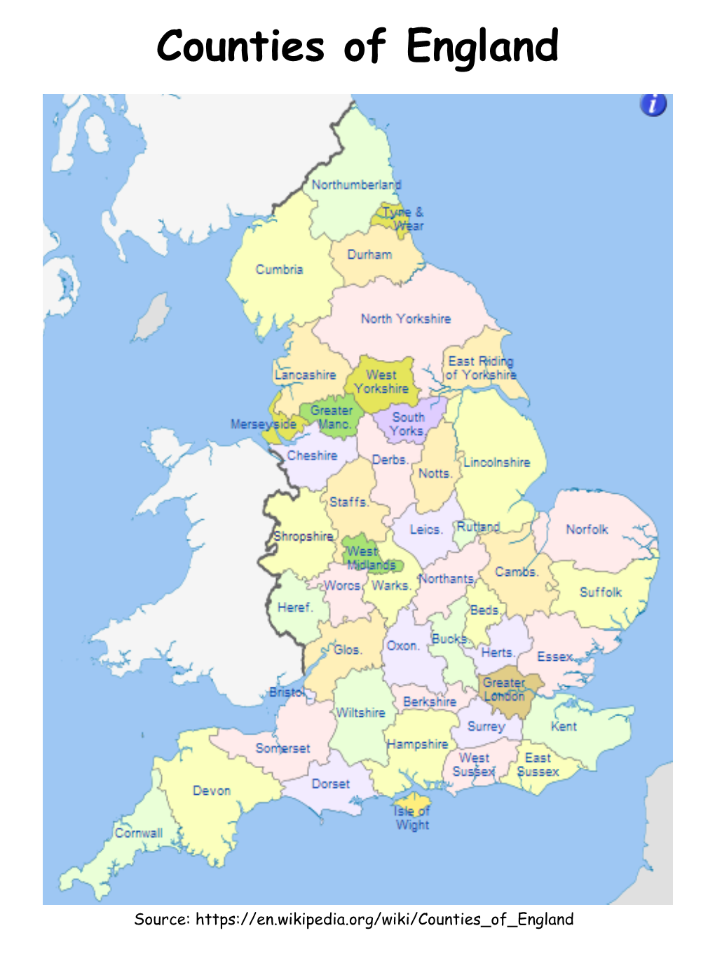 Counties of England