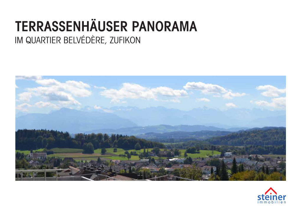 Terrassenhäuser Panorama Im Quartier Belvédère, Zufikon