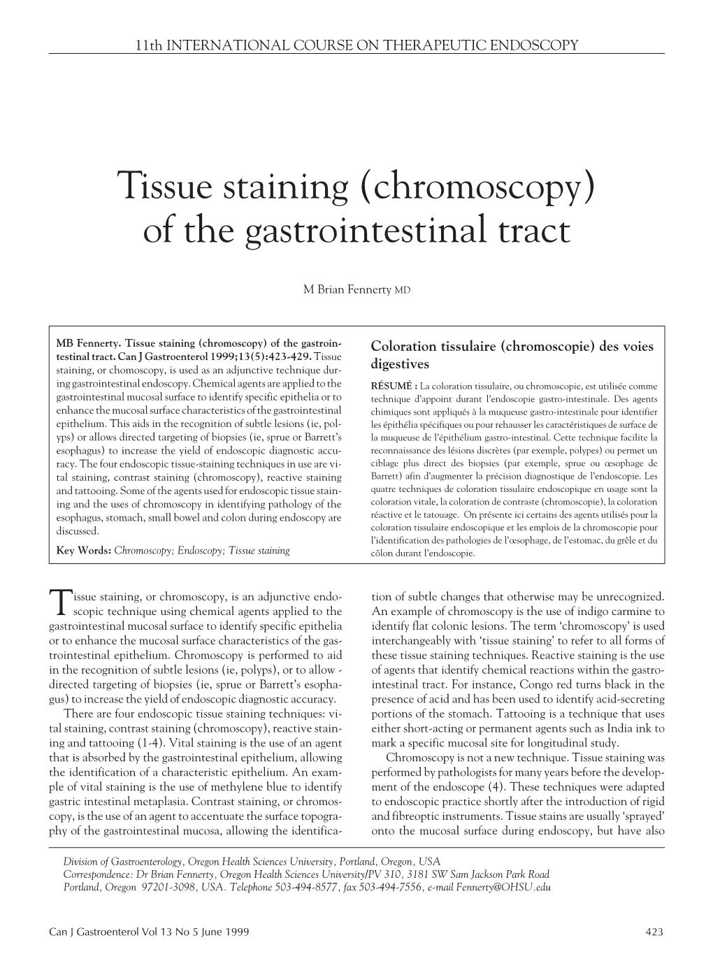 Of the Gastrointestinal Tract