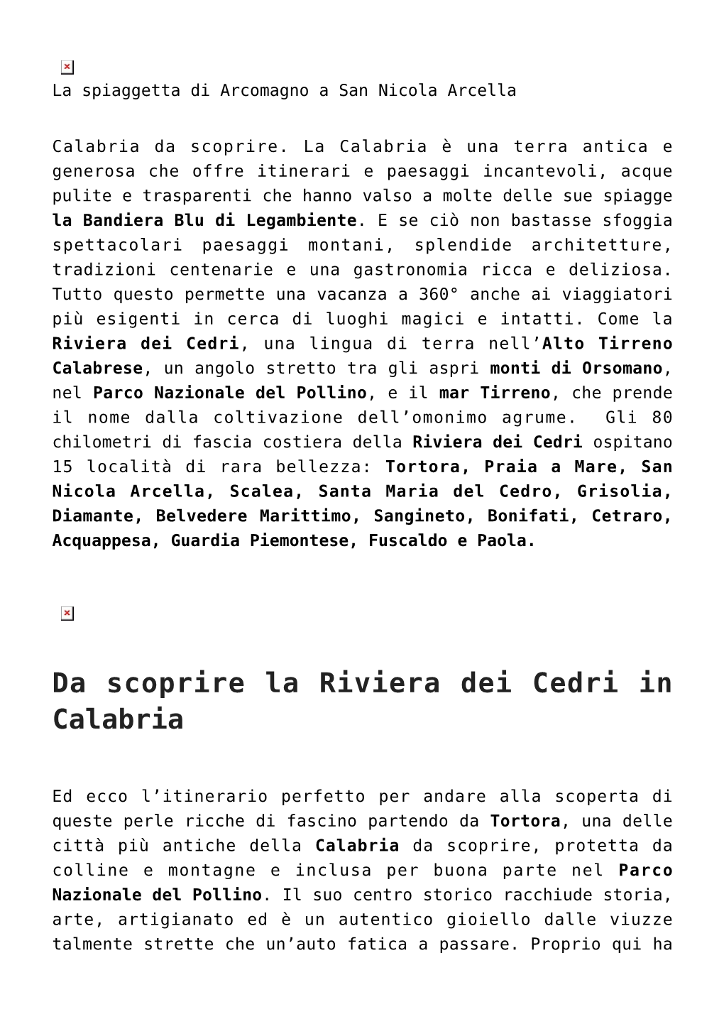 Scoprire La Calabria Al Sapore Di Cedro