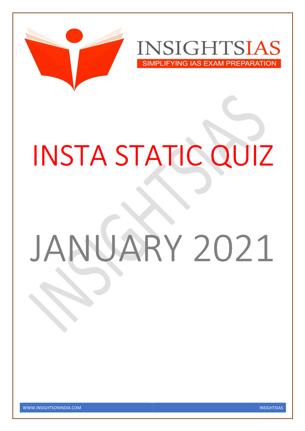 Insta Static Quiz