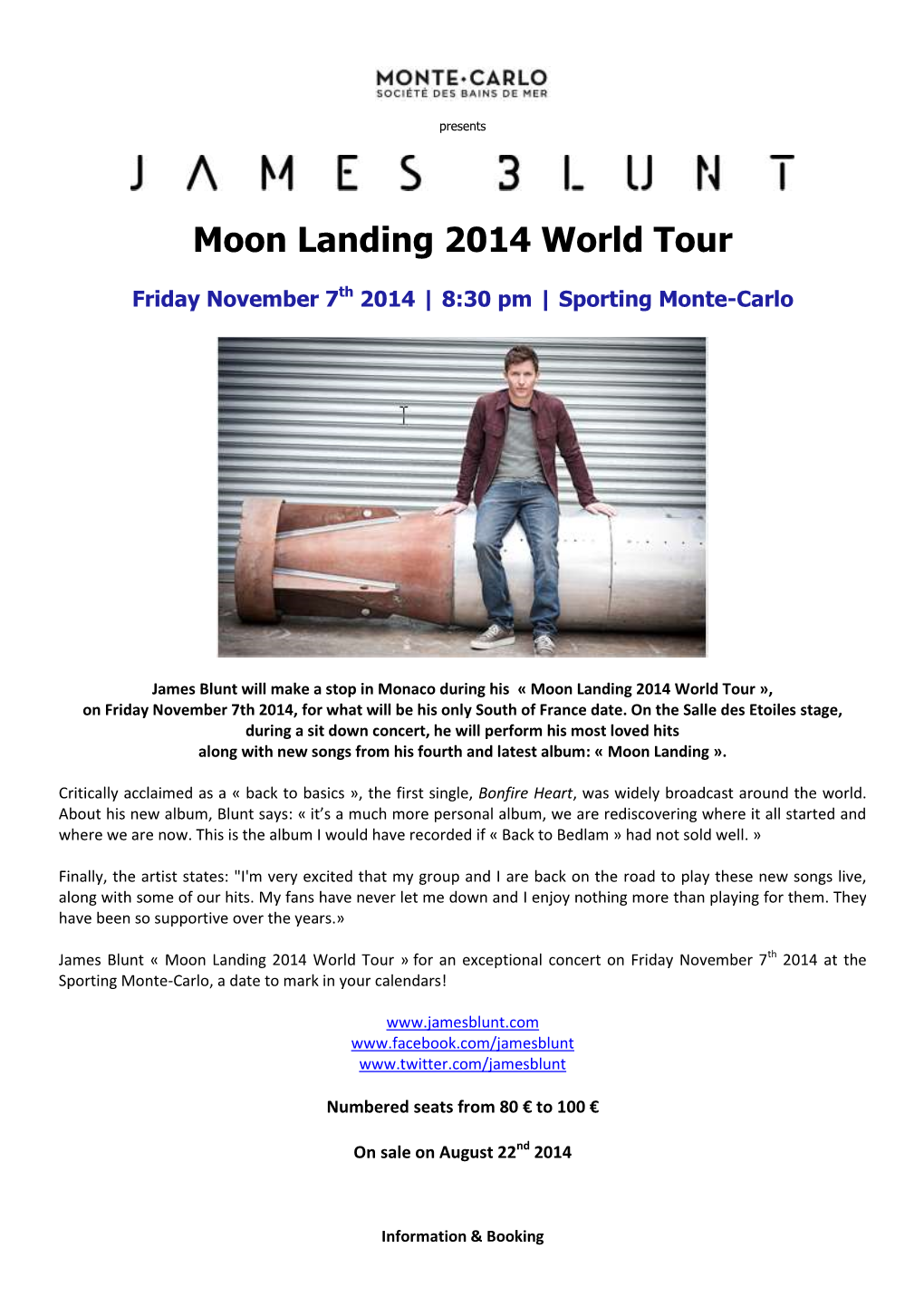 Moon Landing 2014 World Tour