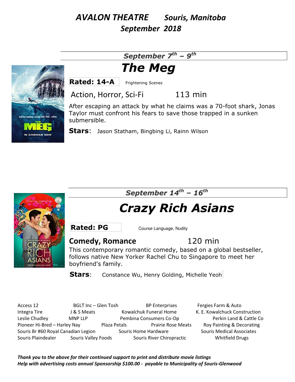 The Meg Crazy Rich Asians