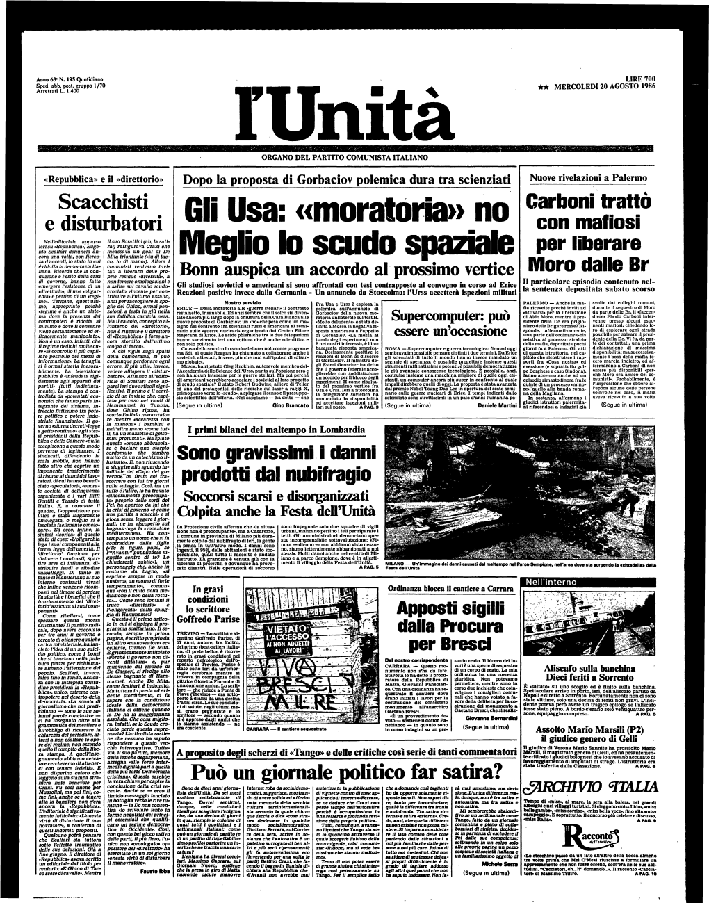 Scacchisti E Disturbatori Può Un Giornale Politico Far Satira?