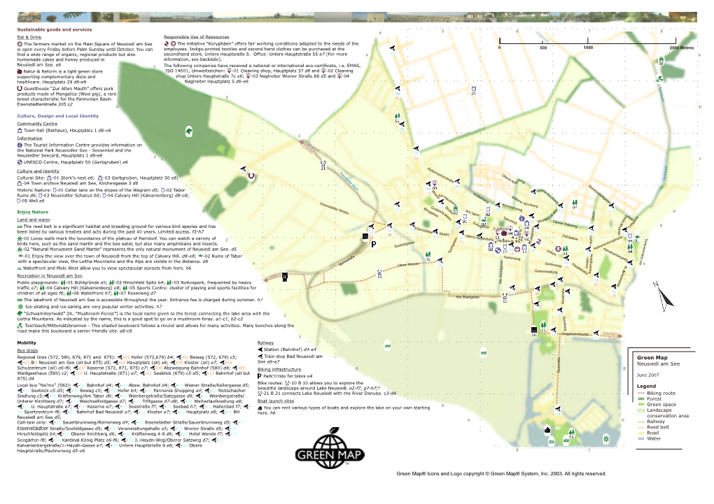 Μ- Oooccccc AQ / } T U Green Map Neusiedl Am See Green