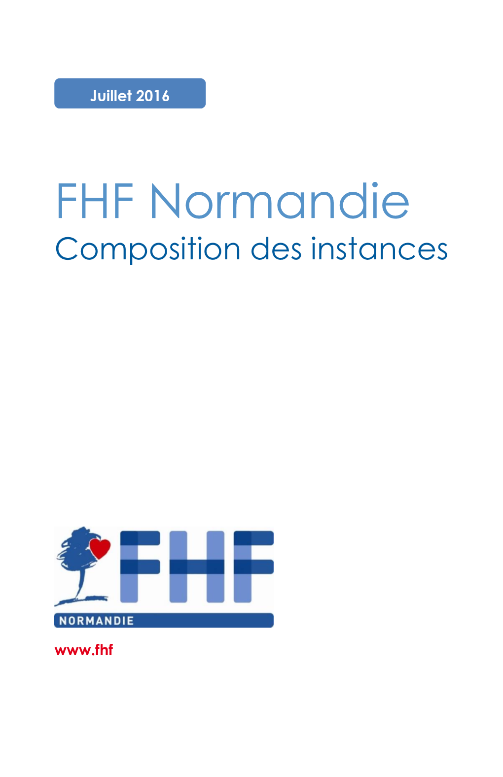 FHF Normandie Composition Des Instances