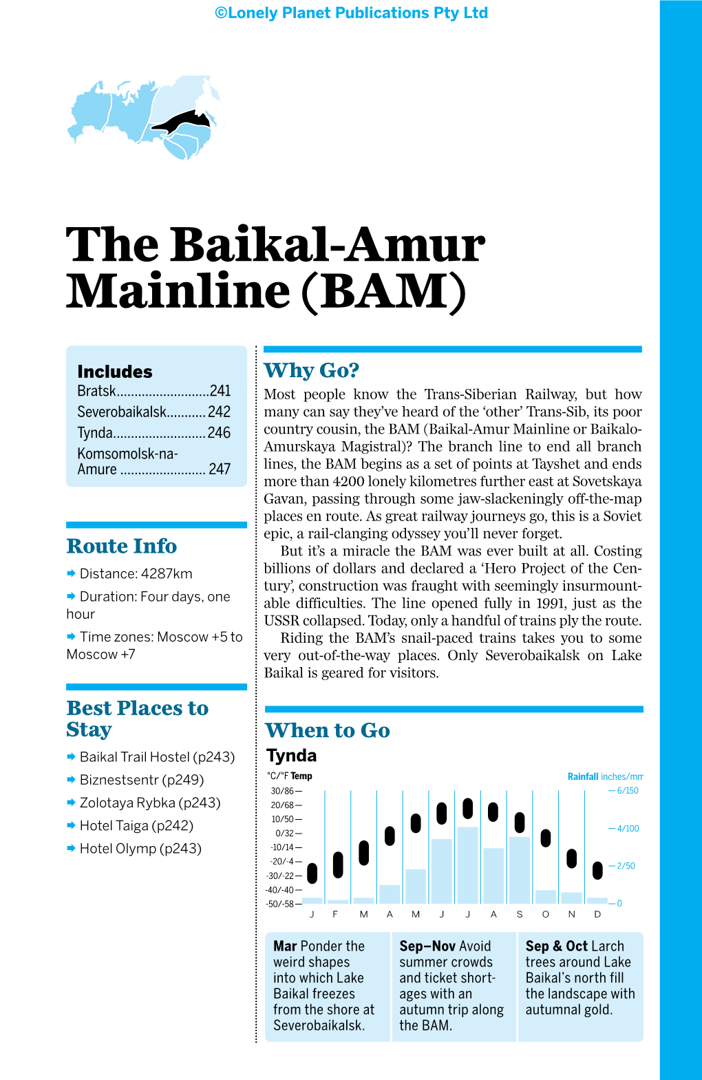 The Baikal-Amur Mainline (BAM)