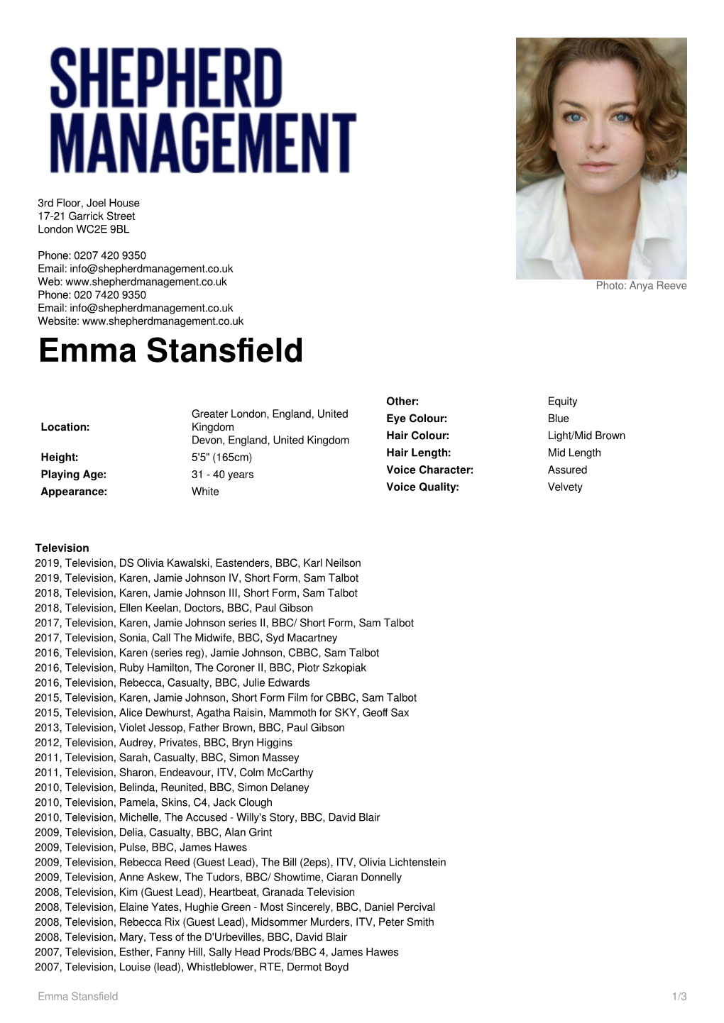 Emma Stansfield