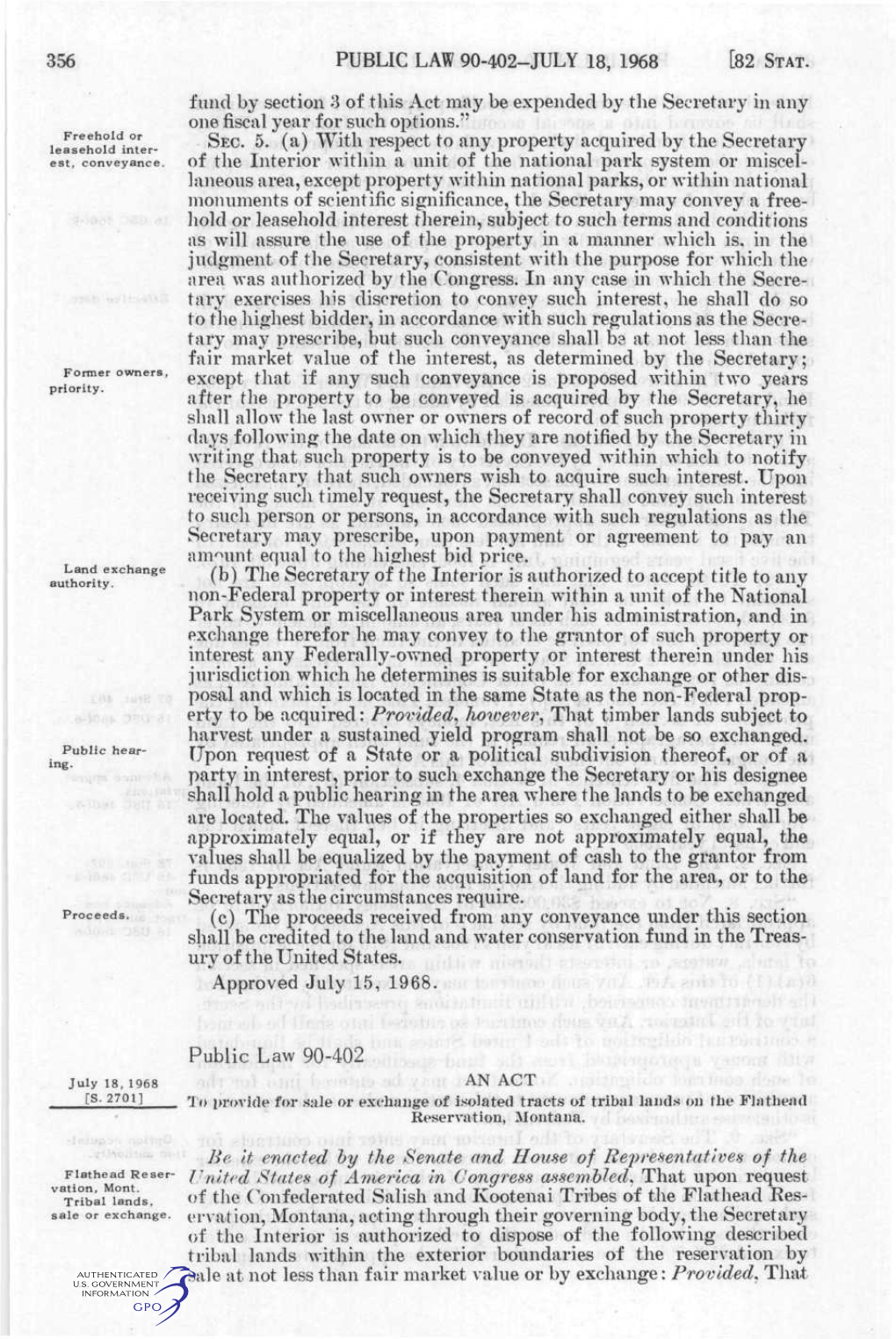 356 Public Law 90-402-July 18, 1968 [82 Stat